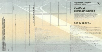 Demande de carte grise sur Paris en ligne pour le département 75