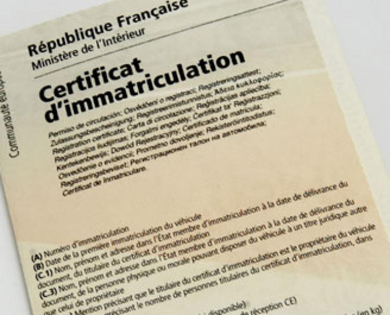 Comment changer de numéro d'immatriculation ?